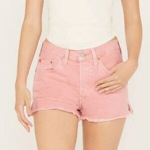 Levi’s 501 Button Fly Denim Shorts Sz 28